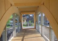 gedeckte Fußgängerbrücke, Au