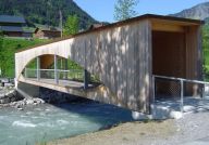 gedeckte Fußgängerbrücke, Au