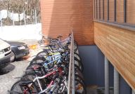 Schulkomplex Gemeinde Au - Dorfsaal - Fahrradgeländer