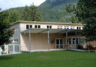 Schwimmbad u. FC-Gebäude, Au